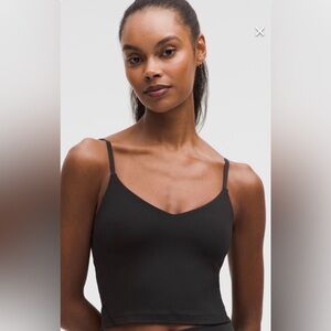 lululemon Align Cropped Cami Tank Top *C/D Cup. Size 10. Black.